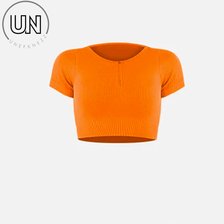 TANGI SHORT SLEEVE ZIP UP